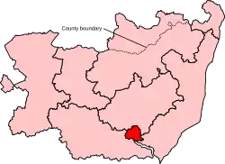 Location of Ipswich Constituency in Suffolk following the 2023 Boundary Review