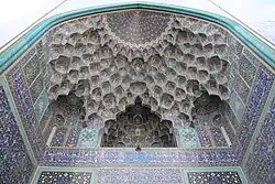 Elaborate stepped vaulting in Iran