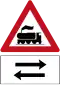 Railroad crossing ahead