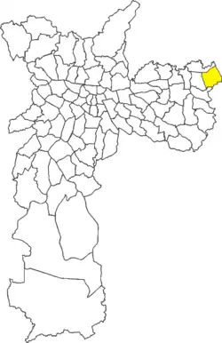 Location in the city of São Paulo