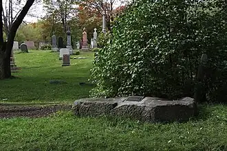 Joseph Guibord's tombstone