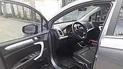 JAC S3 interior (pre-facelift)
