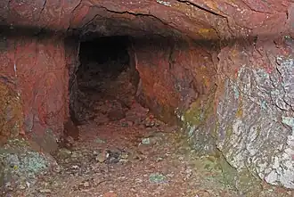 Drift opening near North Jackson Pit No.&nbsp;1, 2010