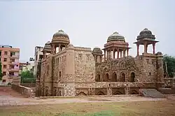 Jahaz Mahal is built during the Lodi dynasty period (1452–1526) as a pleasure resort.