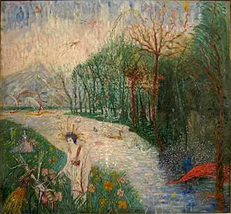 Finding of Moses (1924), oil on canvas, 119 × 128 cm, private collection