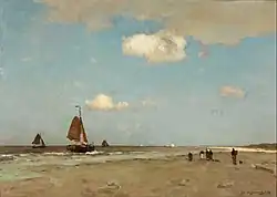 Beach scene, 1887, Kunstmuseum Den Haag