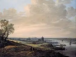 Panorama Landscape with a View of Arnhem (1646), oil on canvas, 98.5 x 135 cm., Museum Kunstpalast