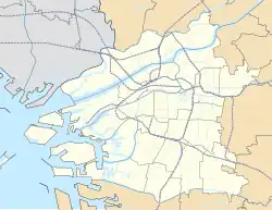 Higobashi Station is located in Osaka city