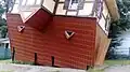 Upside down house in Jastrzębia Góra