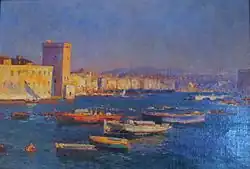 Vue du port de Marseille, private collection.