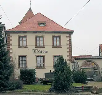 The town hall in Jetterswiller