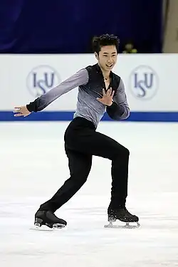Jin Boyang at the 2018 Four Continents Championships