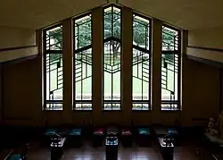 The auditorium in Jiyu Gakuen's girls' school