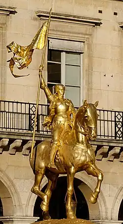 Joan of Arc, Place des Pyramides