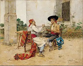 Two Inhabitants of the Valencia Huerta (late 1880s)