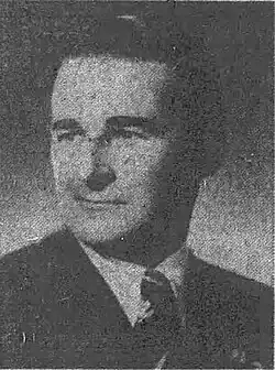 Photograph of John Morgan, 6th Baron Tredegar, in the Bassano-style, 1949.