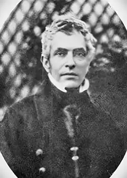 Portrait photograph of John Nelson Darby, a middle-aged man in Victorian-era clothing