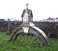 The unusual 'cartwheel' memorial to John Wills JP