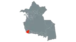 Location of Johnsons Point