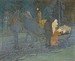 The Death of Agricola by Joseph Alanen [fi], 1917