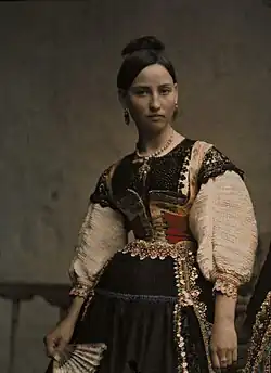 Moza lagarterana by Jules Gervais-Courtellemont (1924)