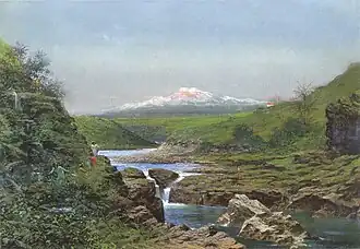 Wailuku Falls, Hilo, c. 1886, pastel on paper, Honolulu Museum of Art