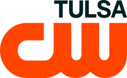 The CW network logo in orange with "Tulsa" in a sans serif on top, right-aligned
