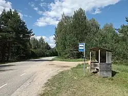 Bus stop in Soolätte