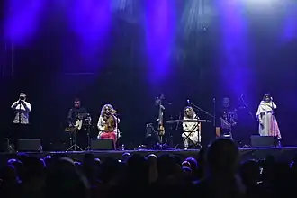 The band at a concert in Wrocław in 2023