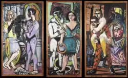 Max Beckmann, Karneval (Carnival), 1943