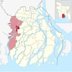 Location of Kawkhali