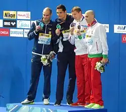 László Cseh &nbsp;Bronze 50 m butterfly