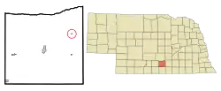 Location of Heartwell, Nebraska