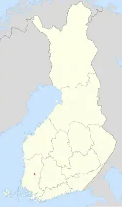 Location of Keikyä in Finland