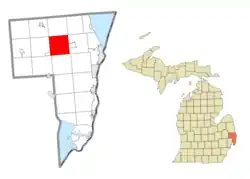 Location within St. Clair County