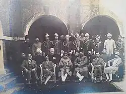 Khan Bahadur Barha of Jansath with Liaqat Ali Khan.