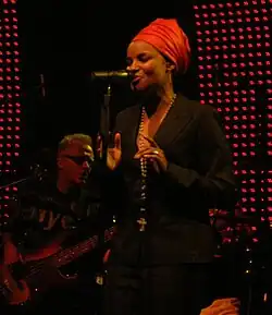 Kim Sanders at a concert in Berlin, 2006