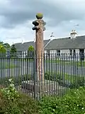 The cross in the village of Kinrossie, Perthshire