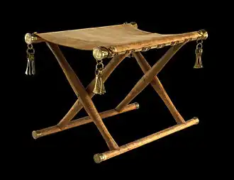 Daensen folding chair (reconstruction), Germany, c. 1400 BC