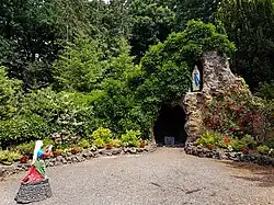 Lourdes Grotto, Sacred Heart monastery gardens