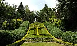 Sacred Heart Hill in St. Michael's monastery gardens