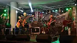 Elektryczne Gitary during a concert on 4 September 2015