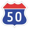 Expressway No.50 shield}}