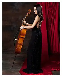 Cellist Kristina Reiko Cooper.