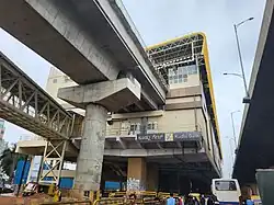 This metro station as of September 2024