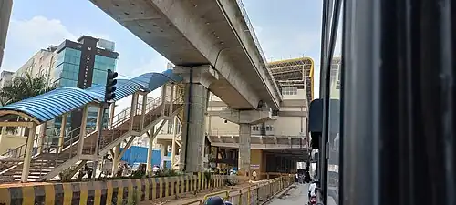 This metro station on U/C as of September 2023