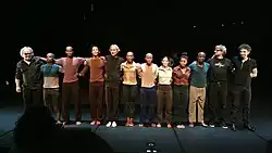 Gregory Maqoma, along with the Vuyani Dance Theater, collaborated with the Erik Truffaz Quartet, comprising Marcello Giuliani, Marc Erbetta, and Benoît Corboz, for a music and dance production hosted at the Musée du Quai Branly.
