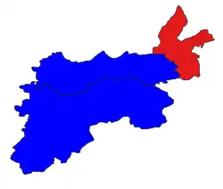 Location in Lashio district