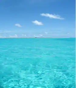 Kure Atoll on the horizon