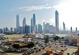 Skyline of Kuwait City